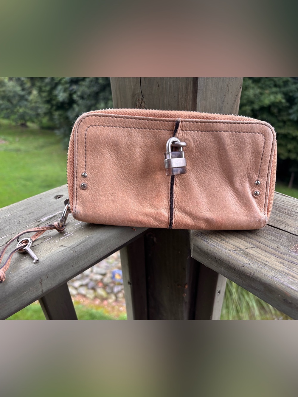 ChloΓ© Paddington Leather Zip Wallet